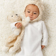 Benny Snuggle Bear Organic Sherpa Toy (100% Organic Cotton Baby Toy)