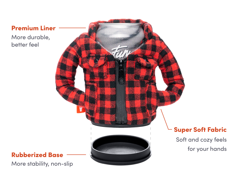 The Lumberjack Drink Koozie  | Fun Gift for Dad