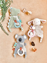 Super Soft Baby Sensory Toy With Teether [Bunny, Dino & Koala]