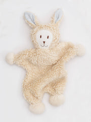 Organic Cotton Snuggle Bunny Baby Toy [Blue or Pink Ears]