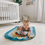 Tummy Time Rainbow Play Mat by Itzy Blitzy [Baby Play Mat & Baby Gift]