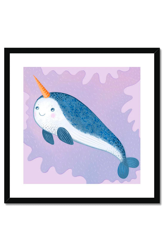 narwhal art print