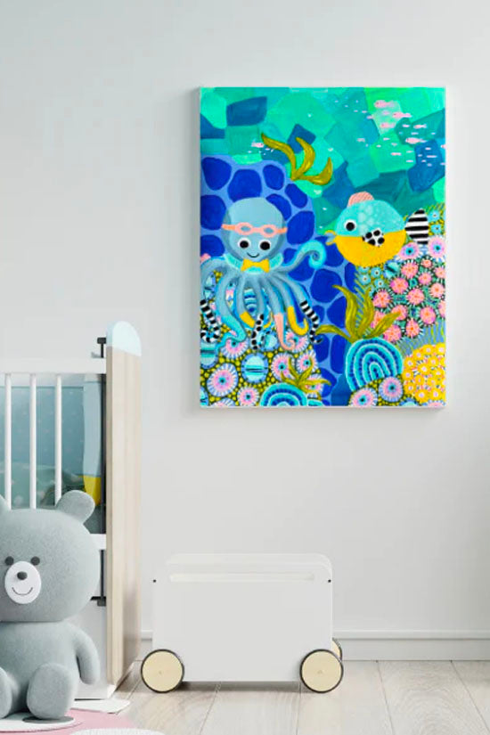 Ocean themed nursery art