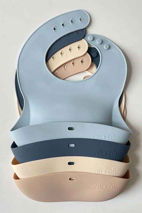 Ali + Ollie Silicone Bib