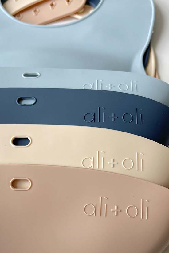 Ali + Ollie Silicone Bib